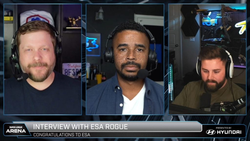 NRG Rogue's interview with the Super League broadcast