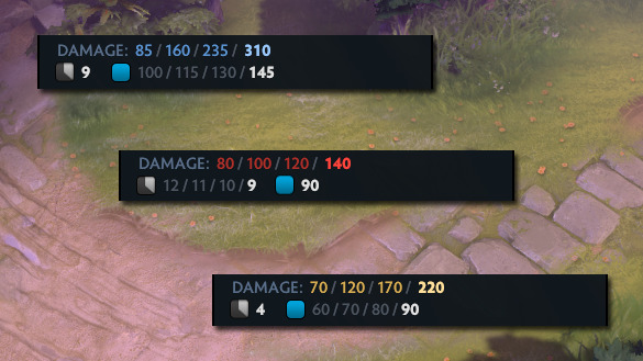 Dota 2 Spring Cleaning update now shows damage type by color, making it easier for players.