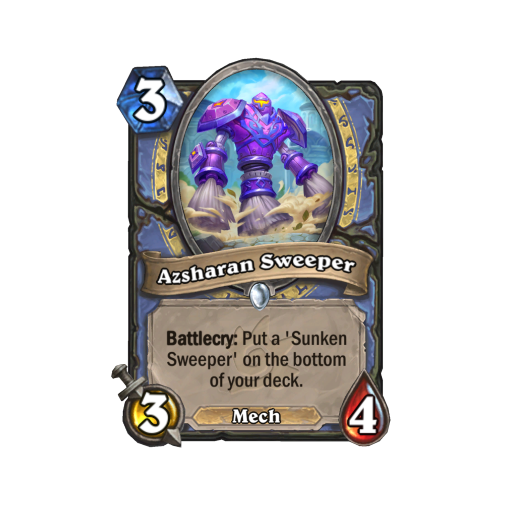 Azsharan Sweeper in the new Hearthstone expansion