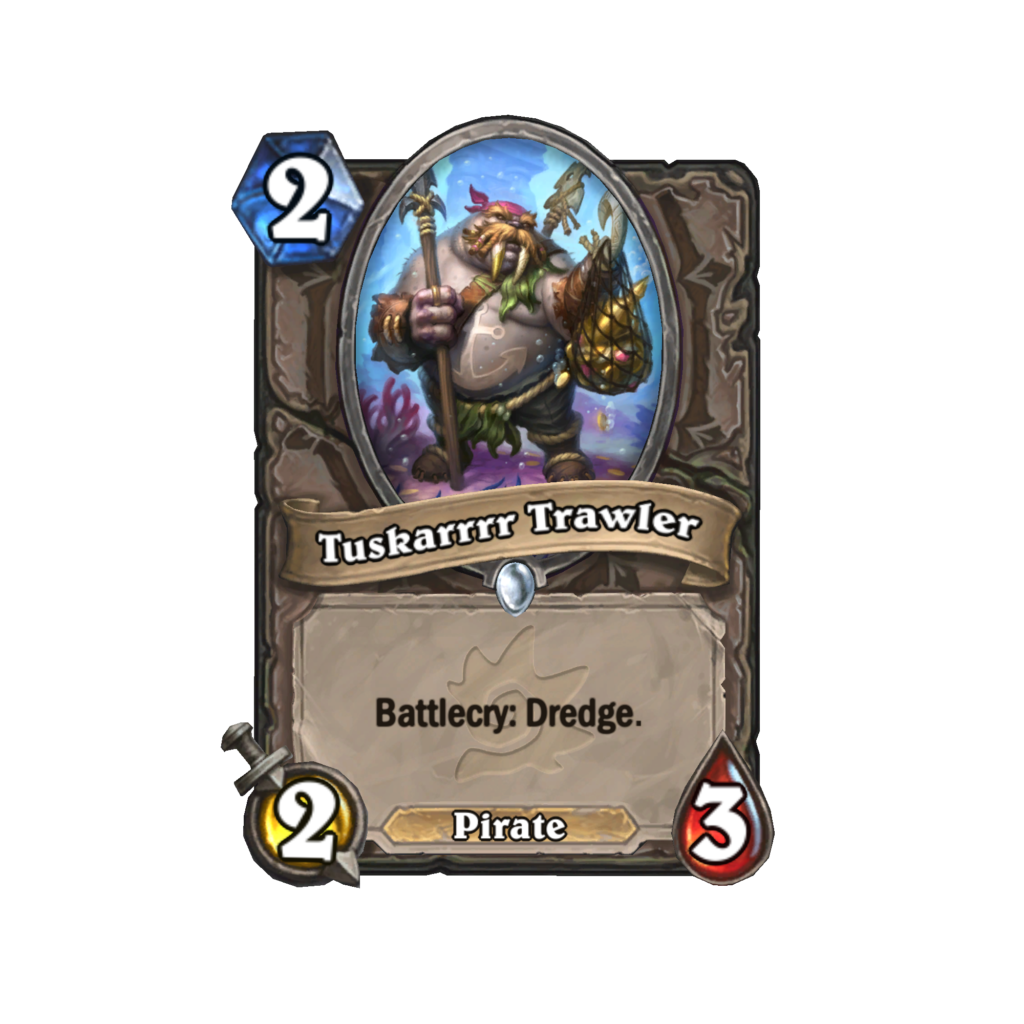 Tuskarrrr Trawler in Hearthstone Voyage of the Sunken City
