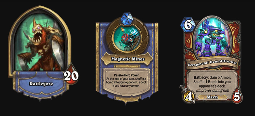 Rattlegore Treasure and Hero Power selection