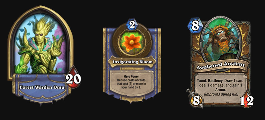 Omu Treasure and Hero Power selection