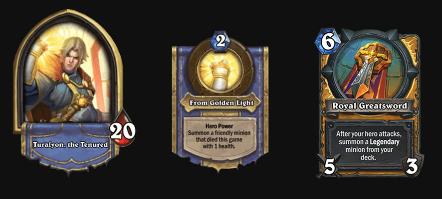 Turalyon Treasure and Hero Power selection