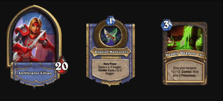 Lilian Treasure and Hero Power selection