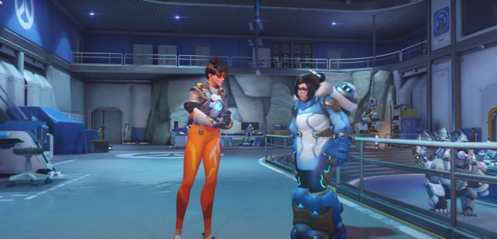Overwatch 2 Trailer Tracer and Mei. Image Credit: Activision Blizzard.
