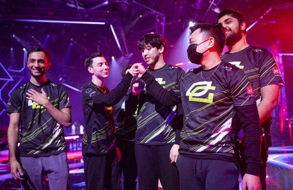 OpTic Gaming after the win over ZETA Division 