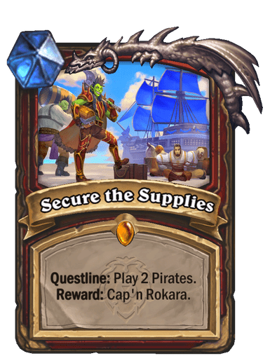 Hearthstone Nerf Secure the Supplies