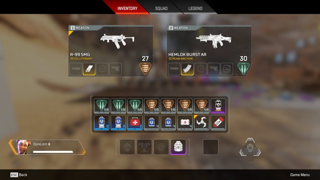 A purple backpack allows maximum flexibility in Apex Legends. Always keep an eye out for it or craft it using the replicator.