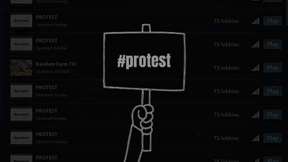 Valve’s custom games negligence sparks protest led by developers