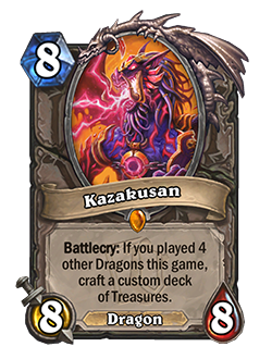 Hearthstone Patch 23.0.3 Kazakusan nerf