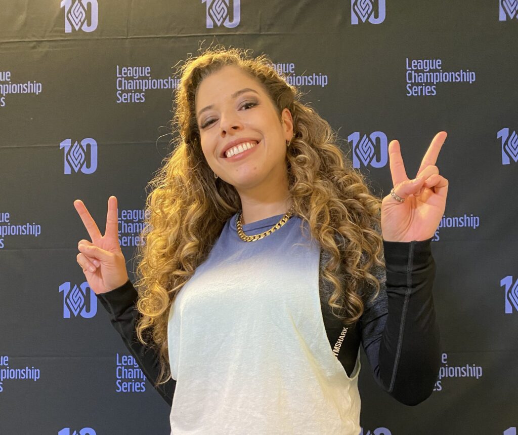 Gabriella “LeTigress” Devia-Allen reflects on her first LCS playoffs cast and the return of a live audience