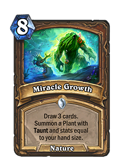 Hearthstone Patch 23.0.3 Miracle Growth
