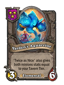 Aquarrior (Varden Dawngrasp’s Buddy)