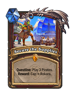Hearthstone Patch 23.0.3 Secure the Supplies