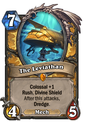 Hearthstone Dredge The Leviathan Colossal Minion