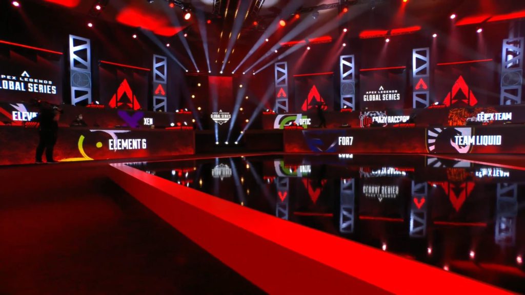 OpTic Gaming (right hand side, second row) are leading the overall standings after 12 games