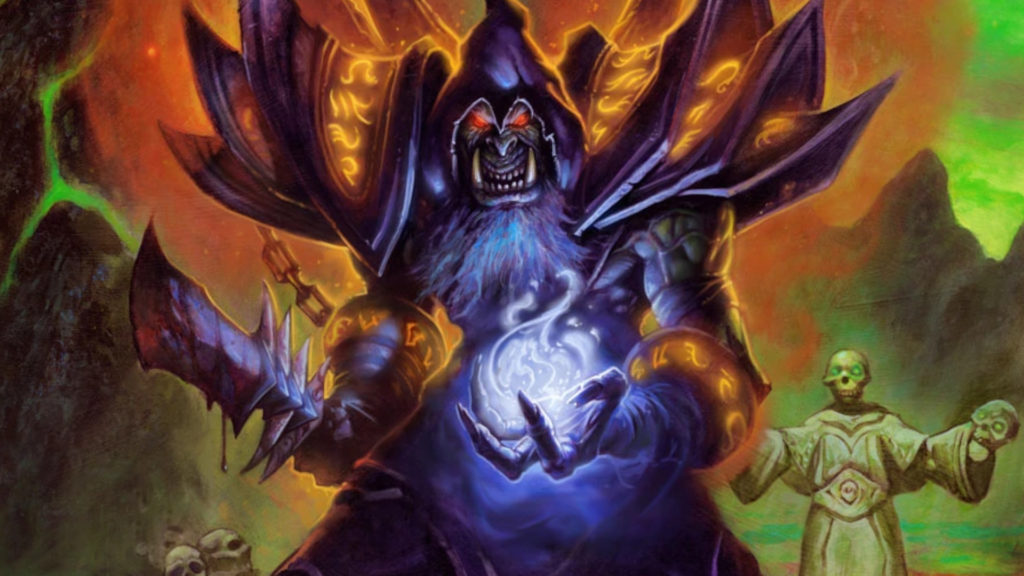 Cards related to Gul'dan received Hearthstone April Fool's Day updates