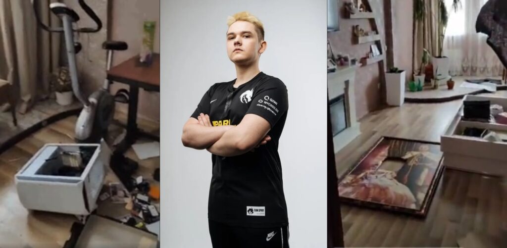 Yatoro shows apartment in Bucha after Russian invasion: His room damaged, furniture shattered