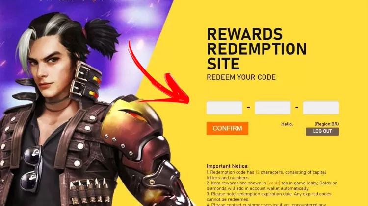 Confira como resgatar codiguin no Free Fire