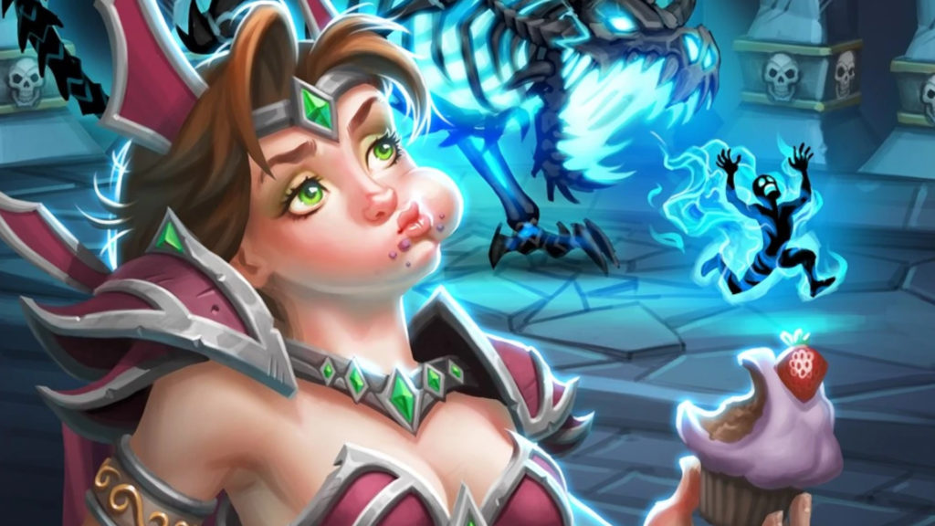 A. F. Kay received a Hearthstone April Fool's Day update