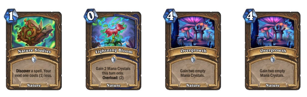 Druid's starter kit, naturally. Not after Hearthstone rotation