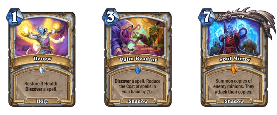 No more Renew into Palm Reading after Hearthstone's rotation