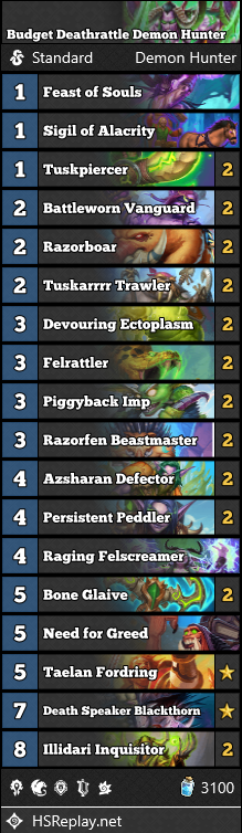 Demon Hunter Hearthstone