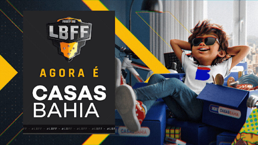 Casas Bahia é a mais nova patrocinadora da Liga Brasileira de Free Fire (LBFF)
