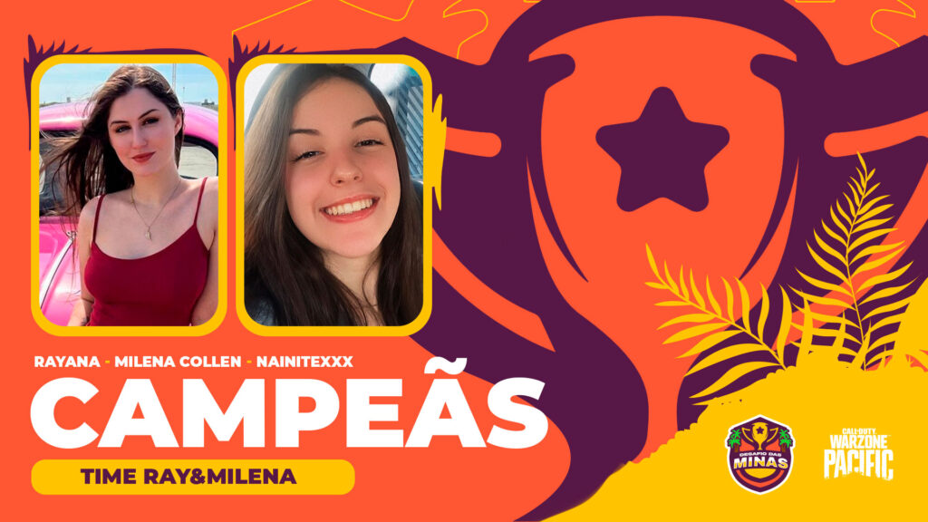 Time Ray&Milena vence o Desafio das Minas de Call of Duty: Warzone