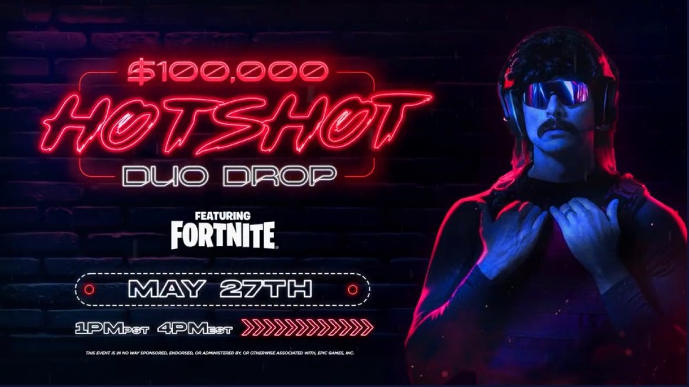 DrDisrespect, Fortnite’s latest streamer to get their own $100K event