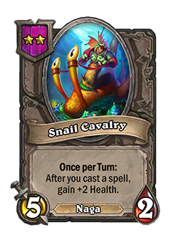 Snail Cavalry in Hearthstone Battlegrounds