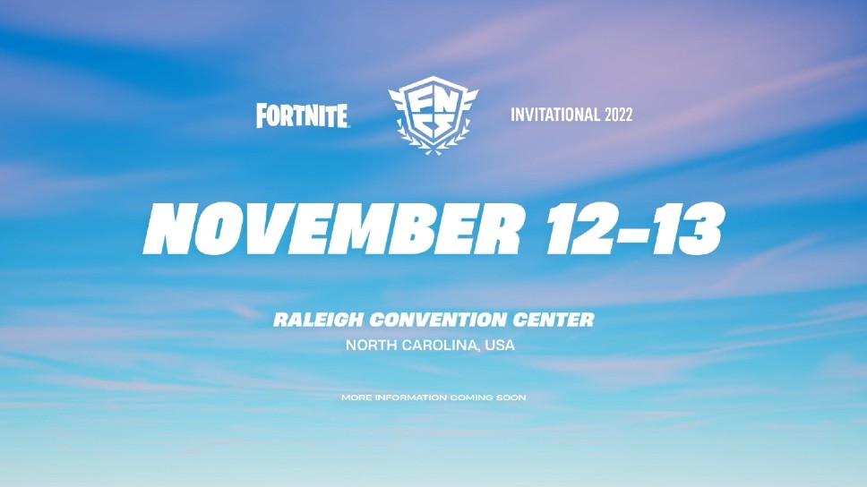$1M Fortnite FNCS Invitational 2022 set for Raleigh in November