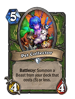 Hearthstone Buffs Patch 23.2.2 Pet Collector
