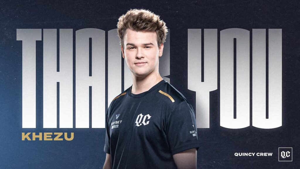 Quincy Crew and team captain KheZu part ways