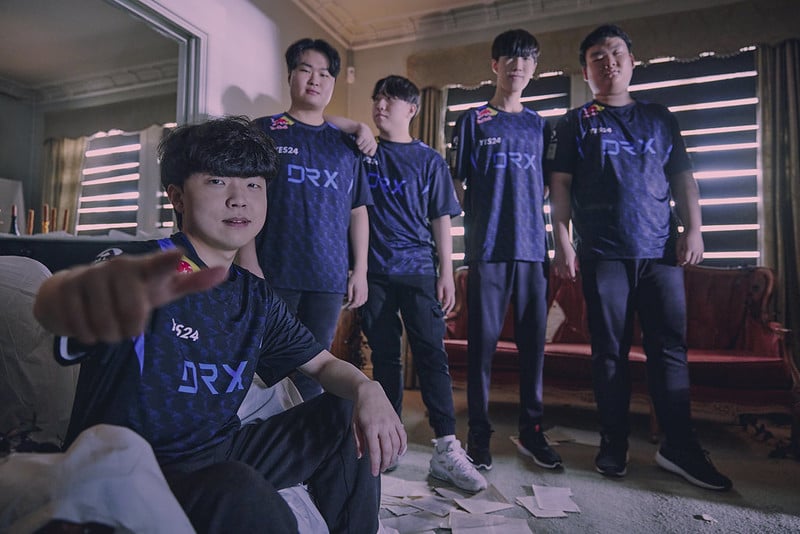 The DRX Valorant team. Zest is a key component of this roster.