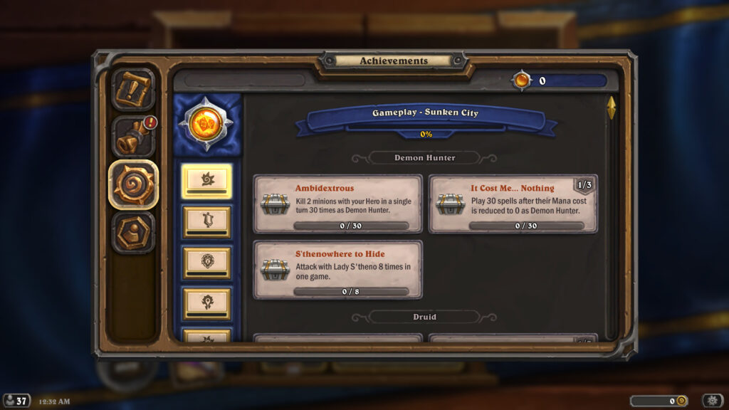 Zeddy’s Hearthstone Achievement Guide for Voyage to the Sunken City Expansion. Earn over 16,000 EXP