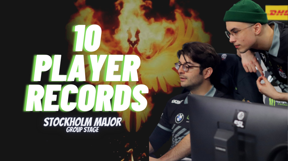 Dez recordes de jogadores da Fase de Grupos do Major Stockholm