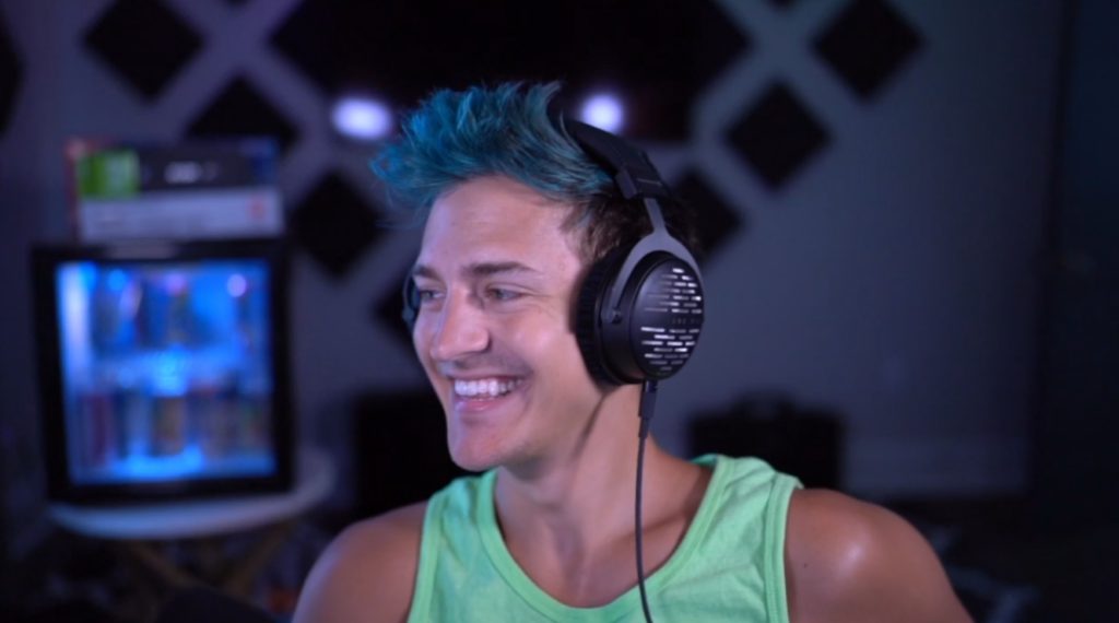 Ninja enjoying DrLupo's "apology" video