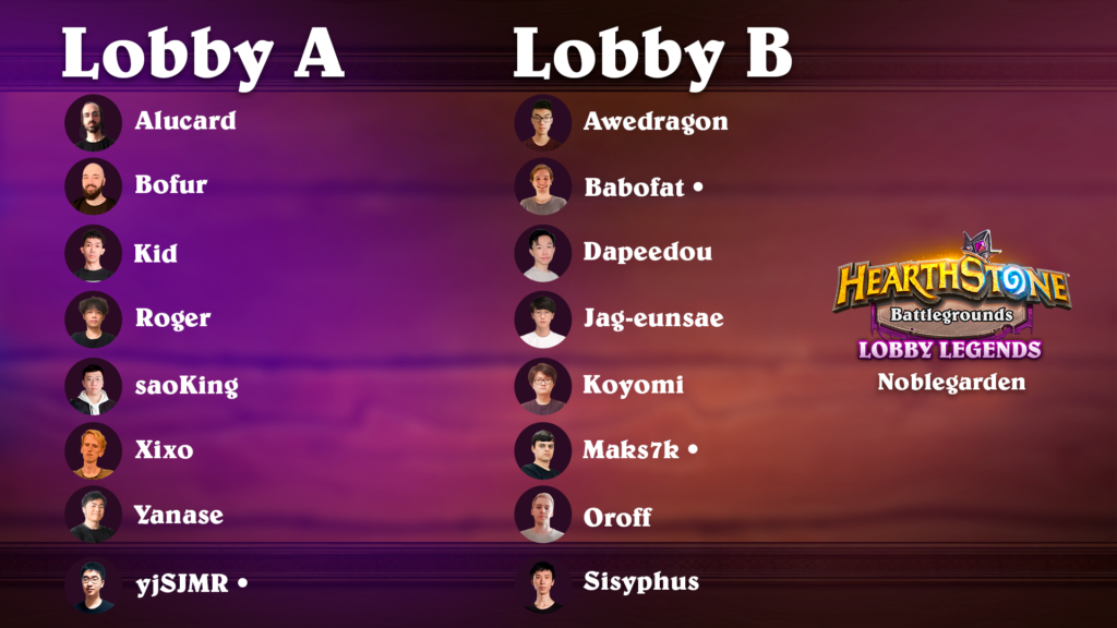 Group Distribution for Lobby Legends Noblegarden - image by Cerealforme