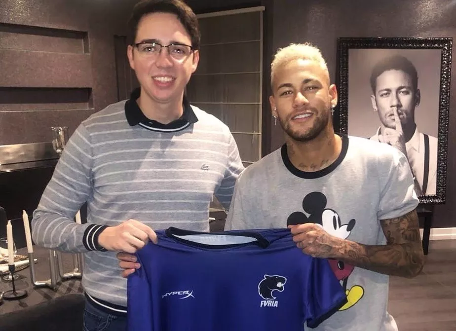 Neymar mostra torcida para FURIA no Major de Antuérpia: “Bora, aqui é Brasil!”