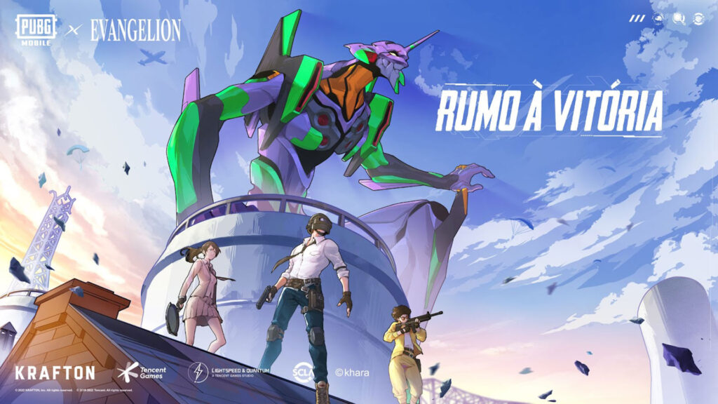 Anime Evangelion chega ao PUBG Mobile com novo modo de jogo, Anjo e EVA-01