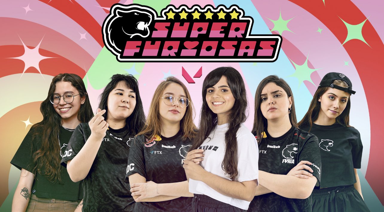 Streamers da FURIA irão disputar a fase qualificatória do Game Changers