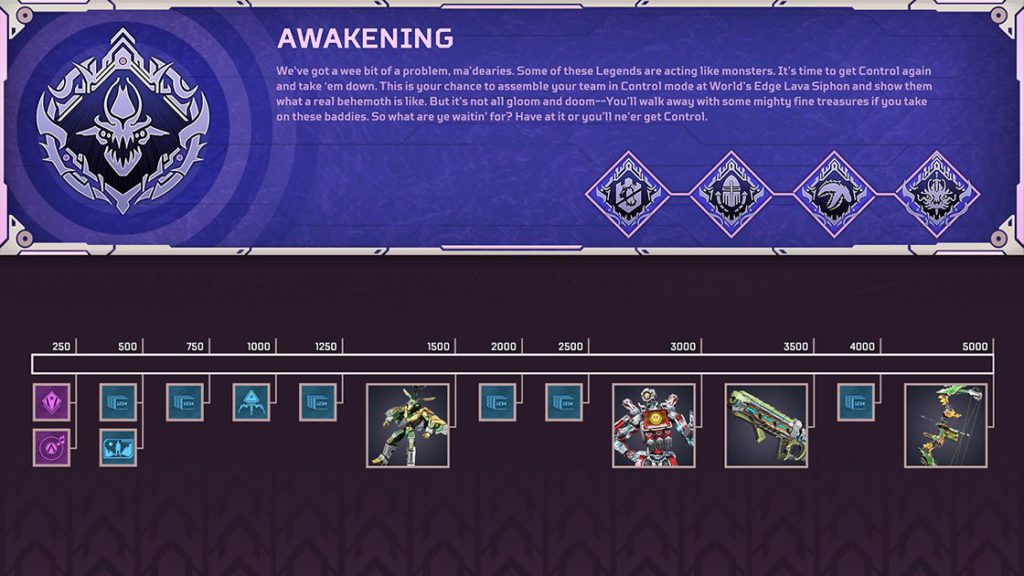Apex Legends Awakening Collection Event Rewards