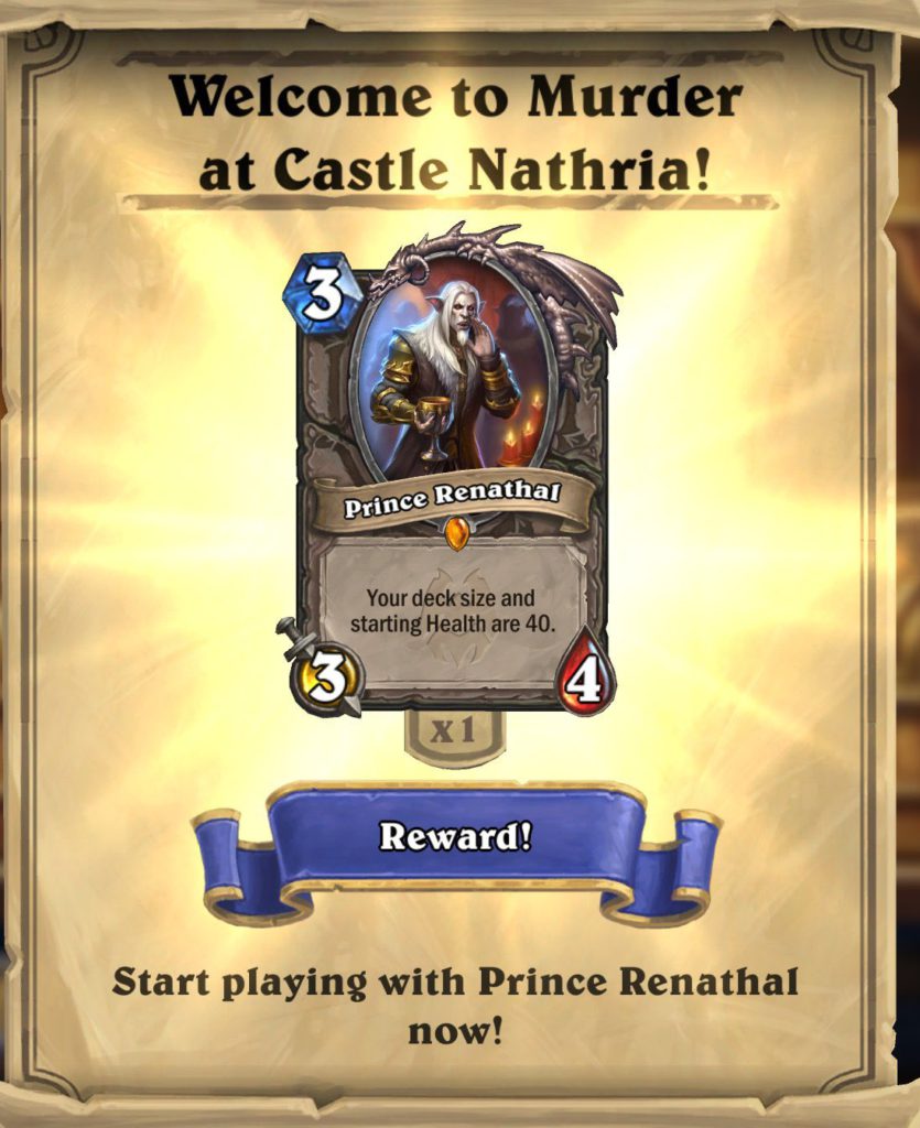 Free Murder at Castle Nathria legendary