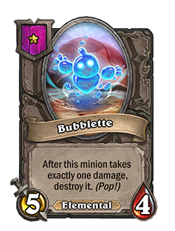 Hearthstone Battlegrounds Patch Bubblette