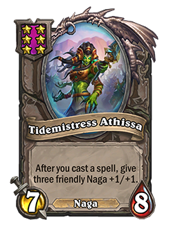 Hearthstone Battlegrounds Patch Tidemistress Athissa

