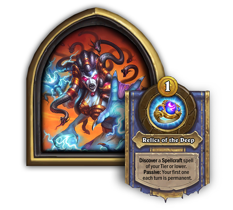 Hearthstone Battlegrounds Lady Vashj - New Hero