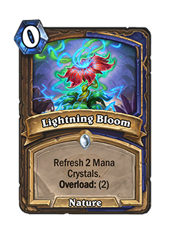 Hearthstone patch Nerf Lightning Bloom Hearthstone Patch