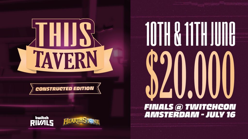Get to know the 8 Hearthstone players competing at Thijs’ TwitchCon Tavern for $20,000
