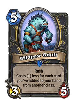 Hearthstone Nerf Wildpaw Gnoll